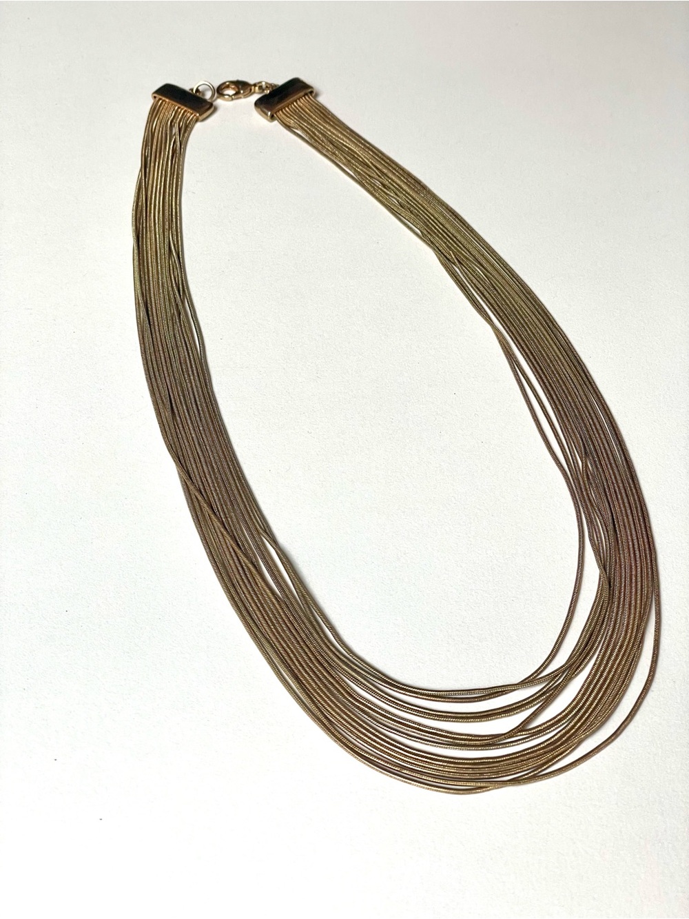 Banana Republic Multi-Strand Gold Necklace